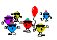 Animated big party graphic