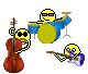 Animated live band graphic